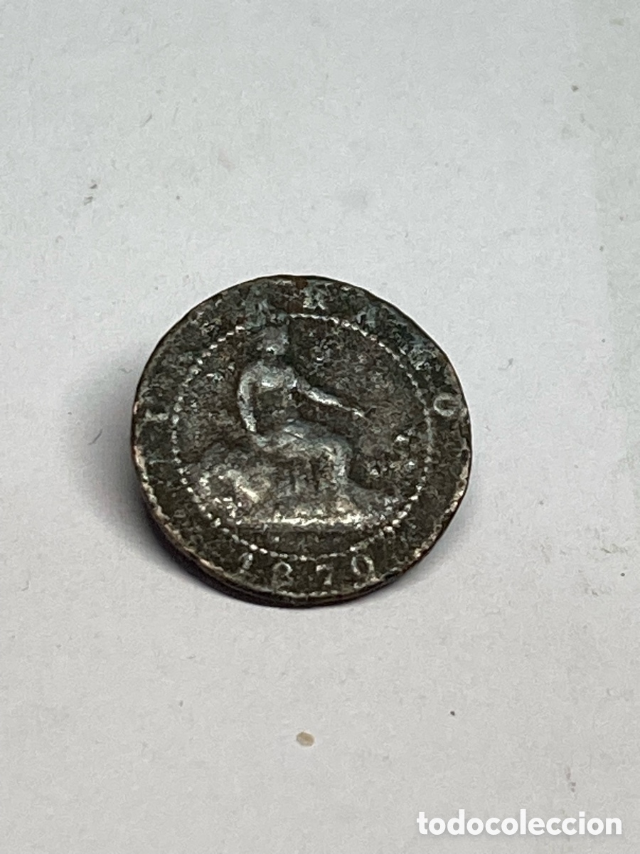 Monedas de Espa&ntilde;a: Moneda un c&eacute;ntimo 1870 J54 - Foto 1