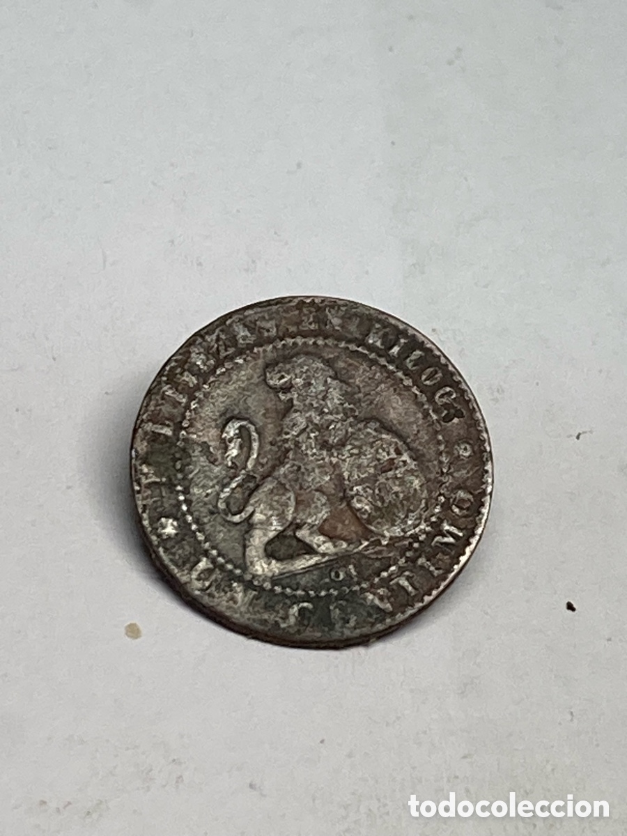 Monedas de Espa&ntilde;a: Moneda un c&eacute;ntimo 1870 J54 - Foto 2