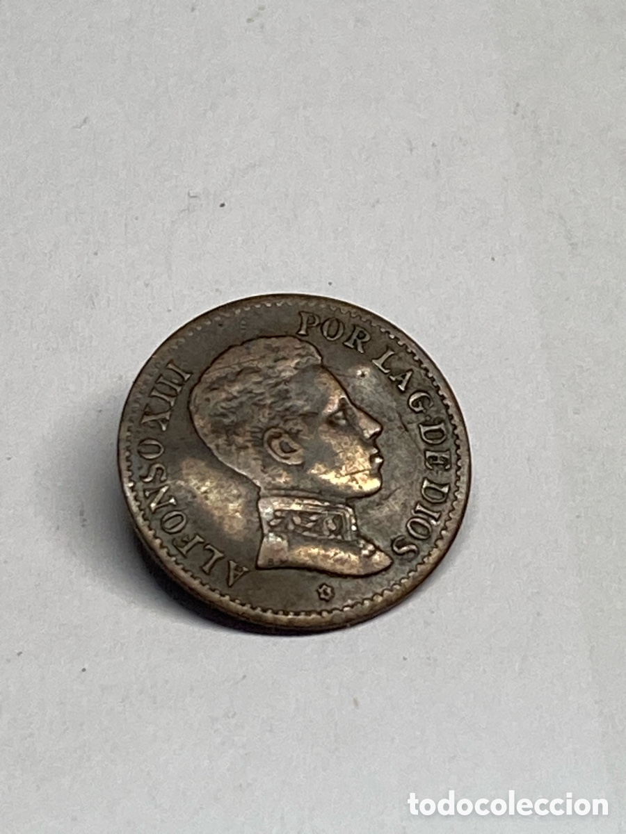 Monedas de Espa&ntilde;a: Moneda 1 c&eacute;ntimo 1906 V28 - Foto 2