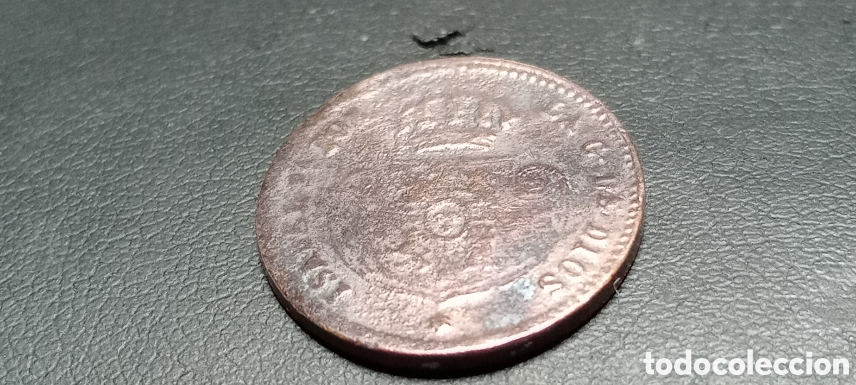 Monedas de Espa&ntilde;a: D&eacute;cima de Real.Isabel II..a&ntilde;o 1853.Espa&ntilde;a. - Foto 5