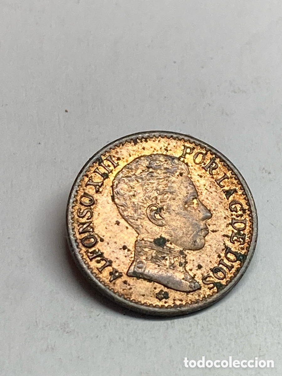 Monedas de Espa&ntilde;a: Moneda 1 c&eacute;ntimo 1906 L62 - Foto 2