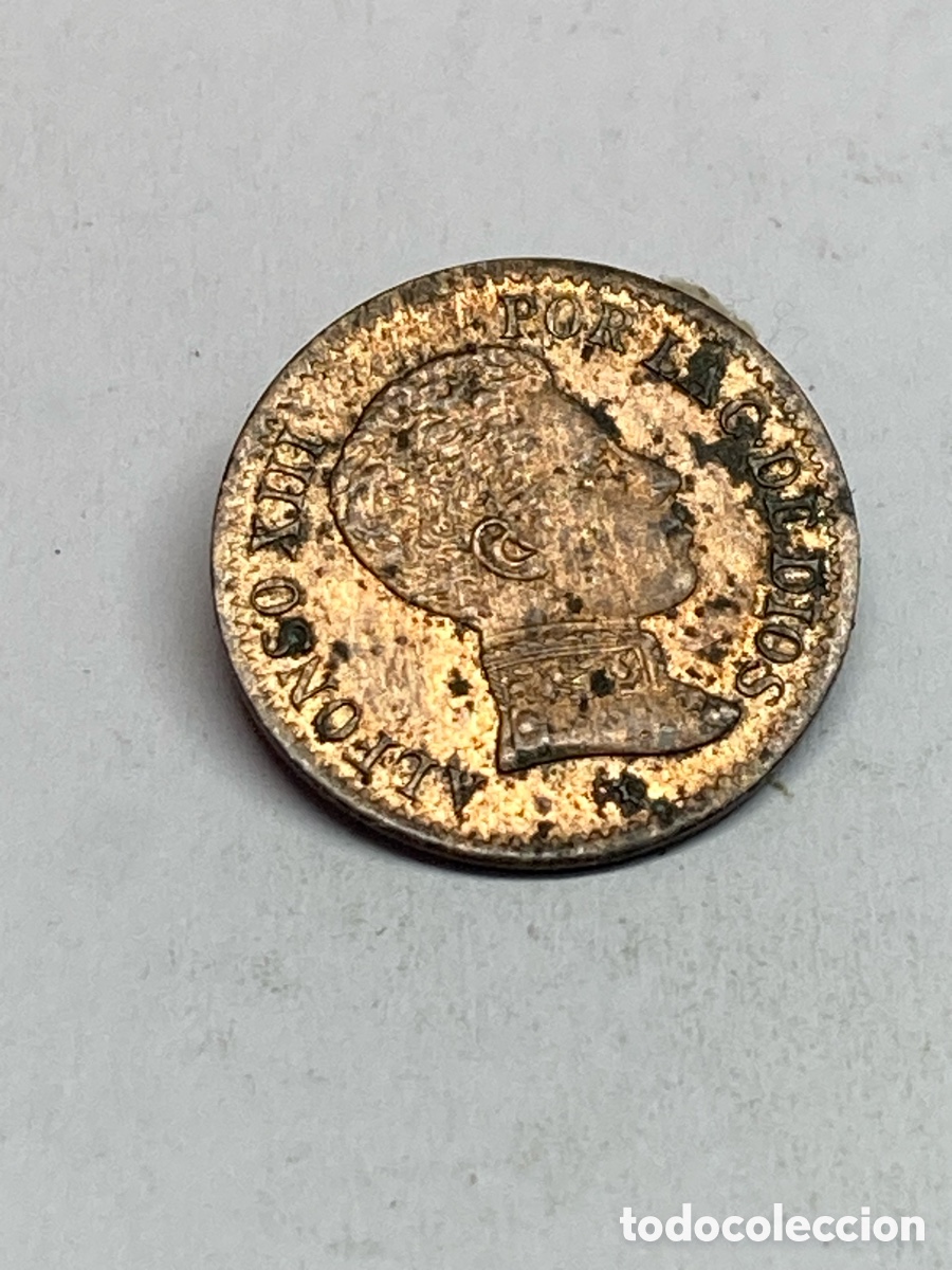 Monedas de Espa&ntilde;a: Moneda 1 c&eacute;ntimo 1906 L62 - Foto 2