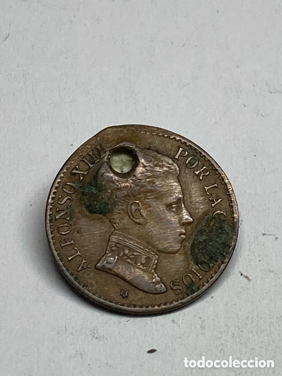 Monedas de Espa&ntilde;a: Moneda 1 c&eacute;ntimo 1906 L62 - Foto 2