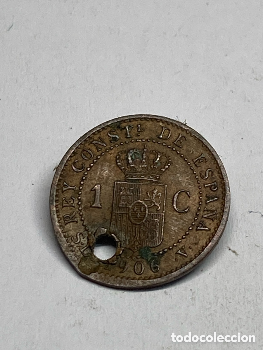 Monedas de Espa&ntilde;a: Moneda 1 c&eacute;ntimo 1906 L62 - Foto 1