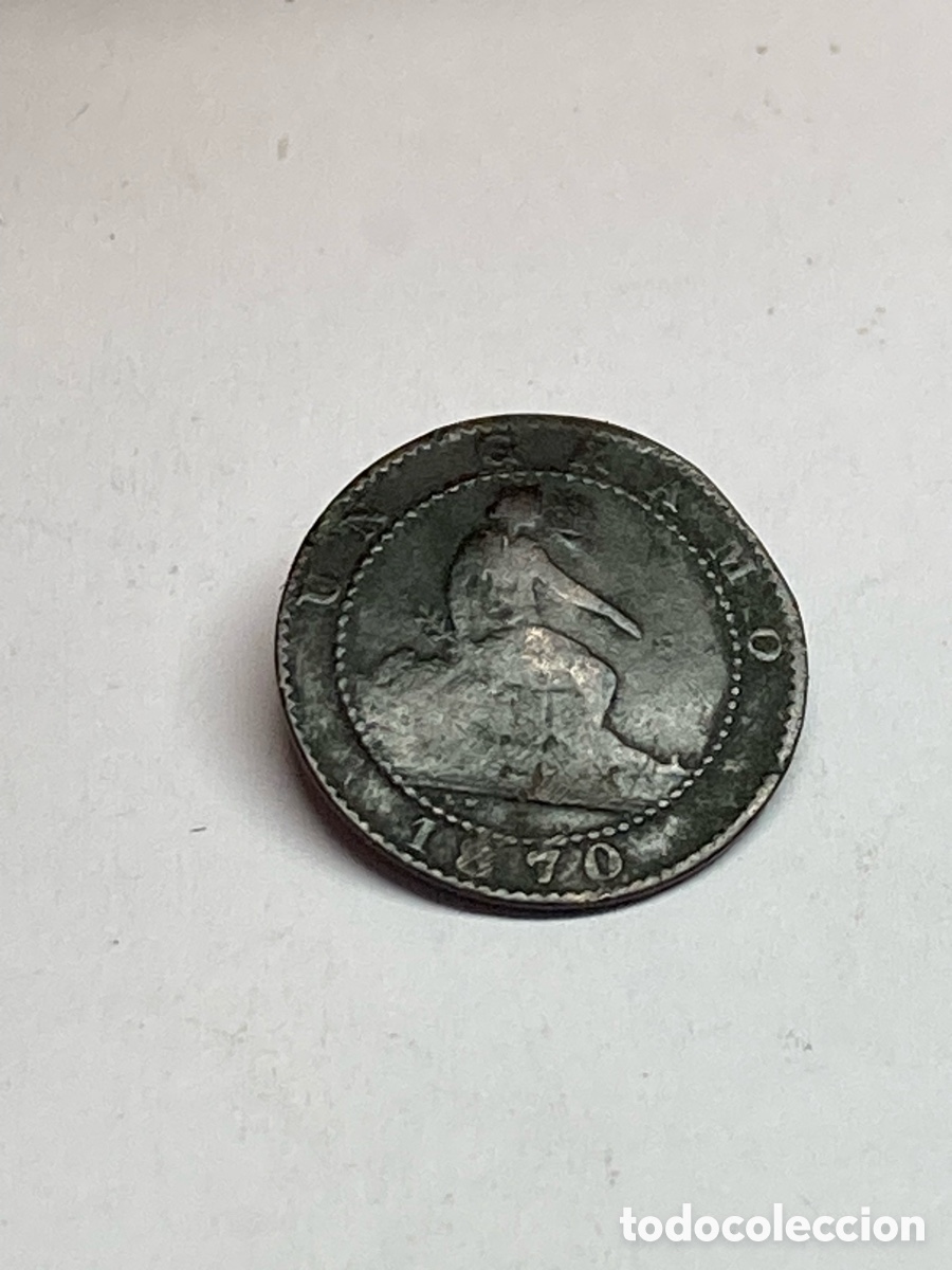 Monedas de Espa&ntilde;a: Moneda 1 c&eacute;ntimo 1870 L62 - Foto 1
