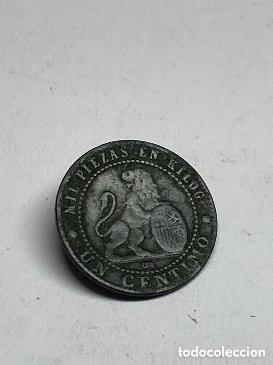 Monedas de Espa&ntilde;a: Moneda un c&eacute;ntimo 1870 L62 - Foto 1