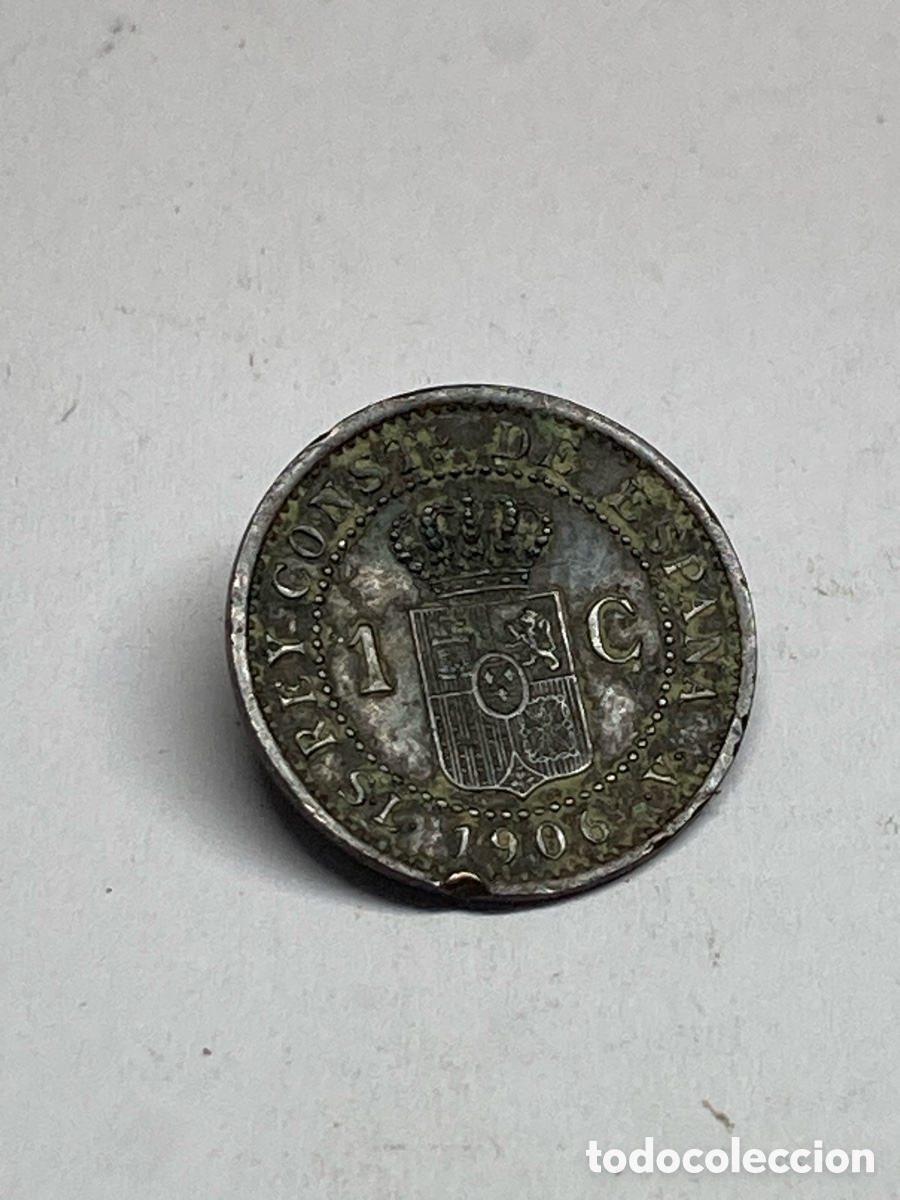 Monedas de Espa&ntilde;a: Moneda 1 c&eacute;ntimo 1906 L62 - Foto 1