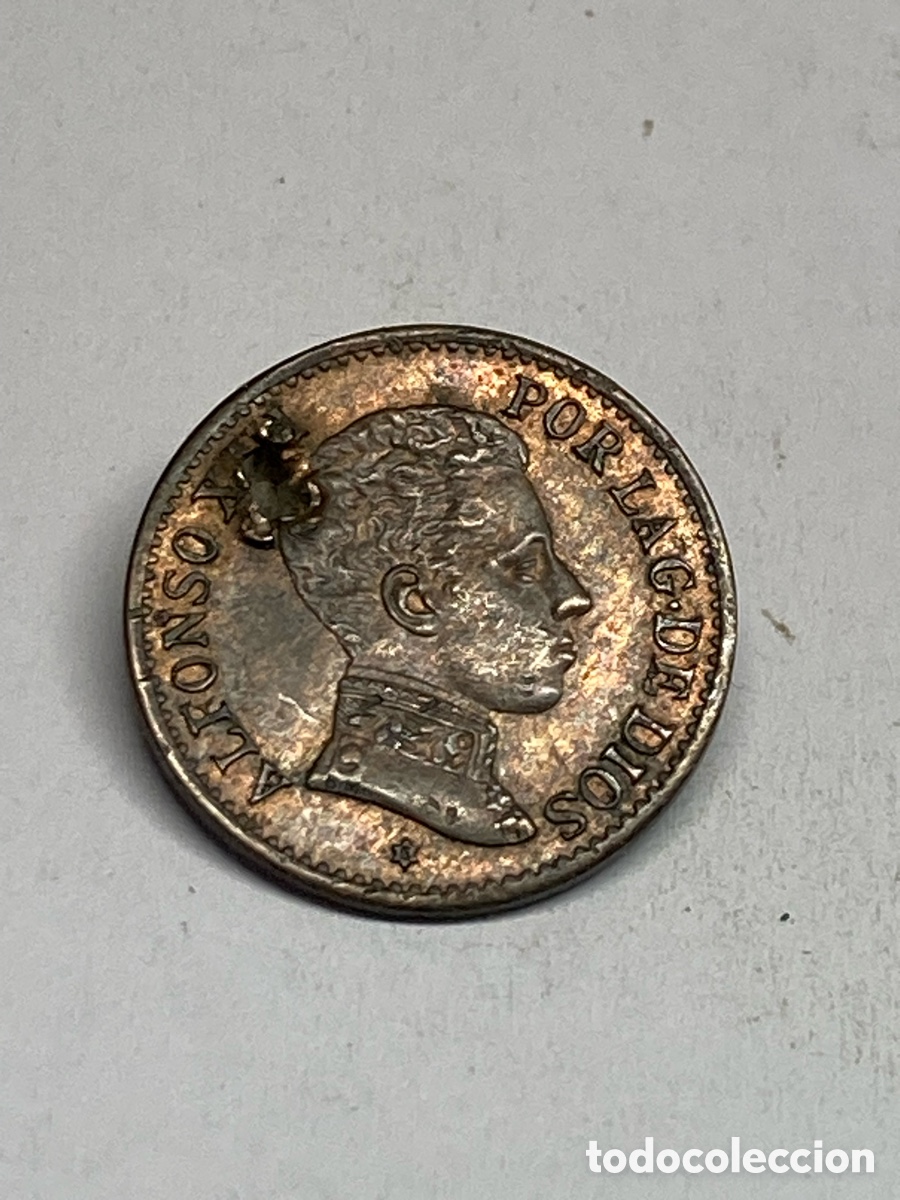 Monedas de Espa&ntilde;a: Moneda 1 c&eacute;ntimo 1906 L63 - Foto 2