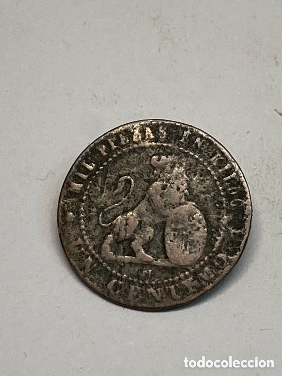 Monedas de Espa&ntilde;a: Moneda 1 c&eacute;ntimo 1870 L63 - Foto 1