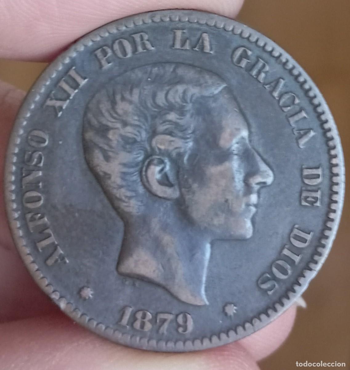 Monedas de Espa&ntilde;a: Alfonso XII 10 c&eacute;ntimos 1879 - Foto 1