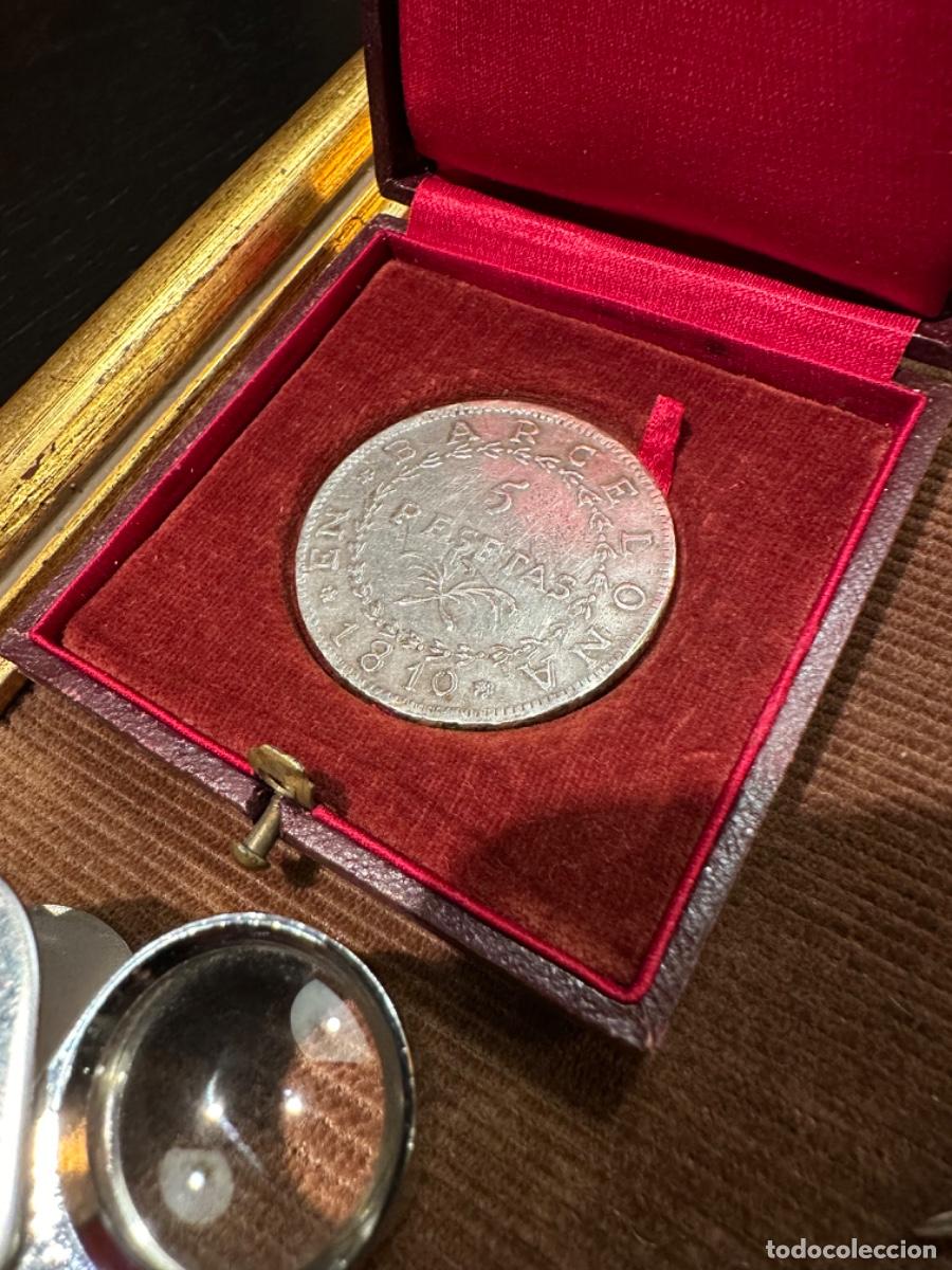 Monedas de Espa&ntilde;a: Moneda 5 pesetas Barcelona 1810 - Foto 10
