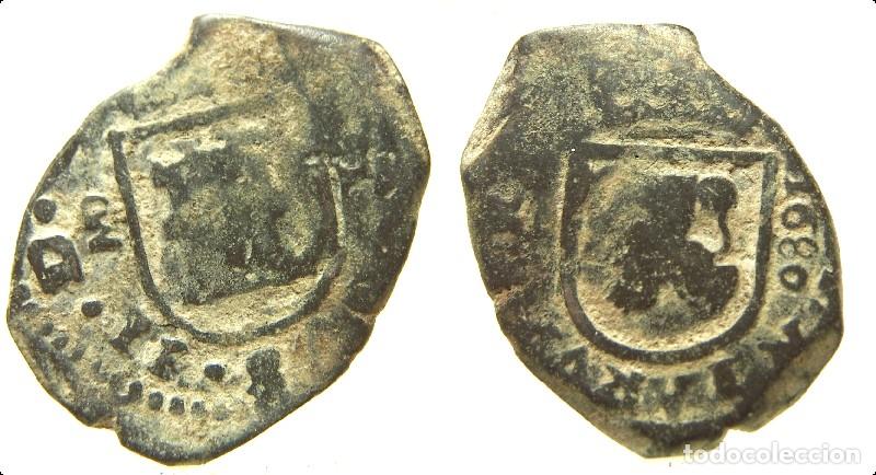 Monedas de Espa&ntilde;a: MONEDA DE CARLOS II 2 MARAVEDIS 1680 MADRID - Foto 1