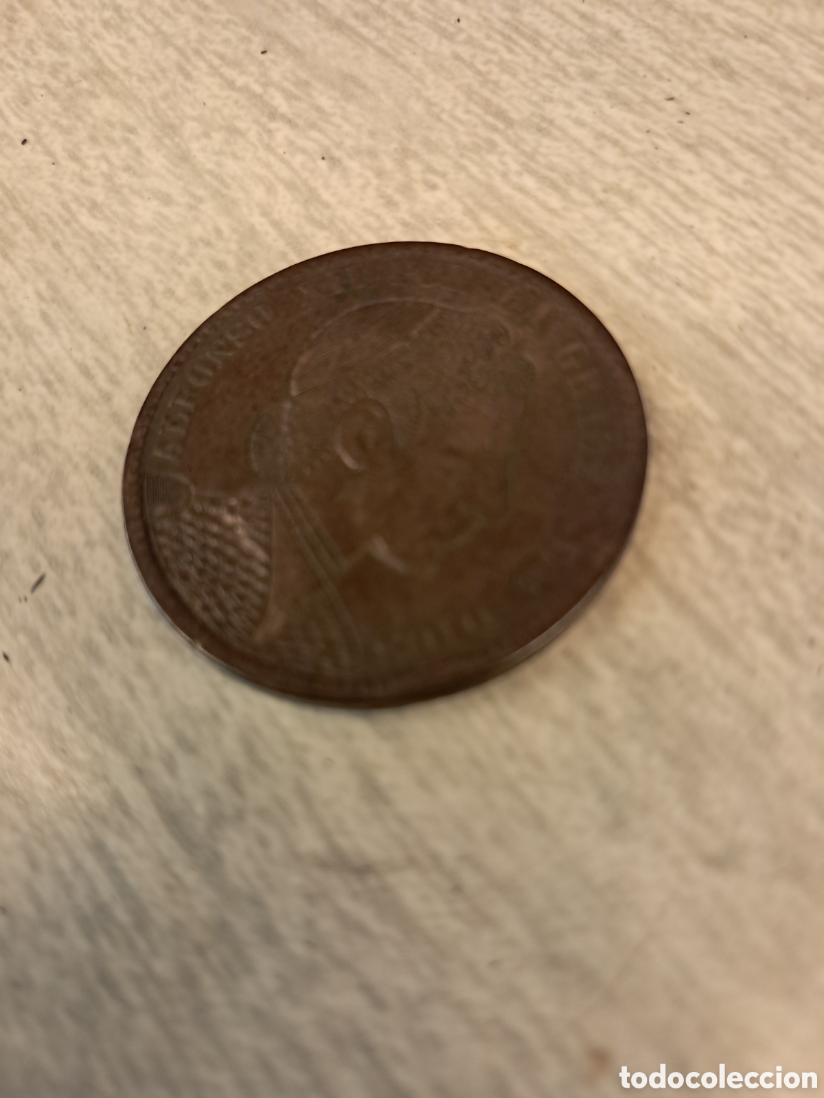 Monedas de Espa&ntilde;a: Moneda Alfonso XII, 10 Centimos - Foto 3