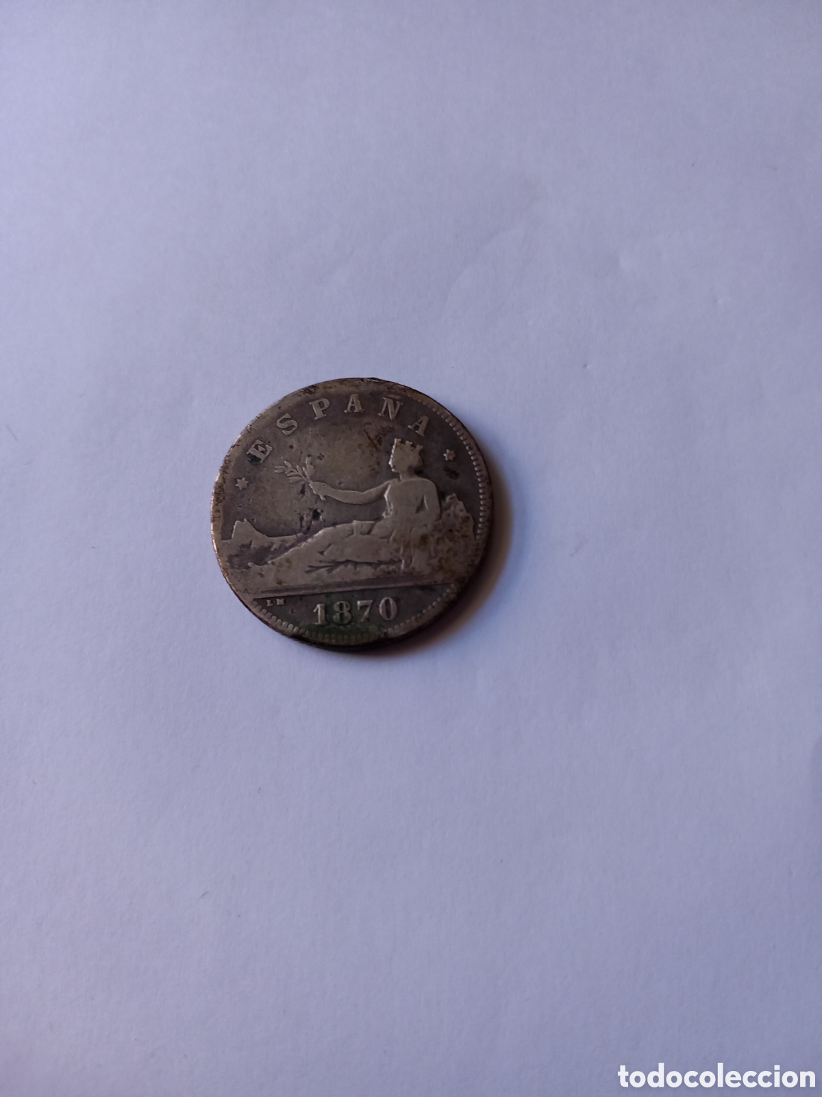 Monedas de Espa&ntilde;a: ESPA&Ntilde;A 2 PESETAS 1870 - Foto 1