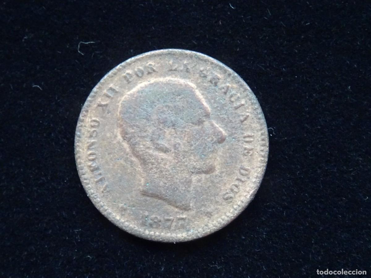 Monedas de Espa&ntilde;a: ESPA&Ntilde;A 5 CENTIMOS 1877 - Foto 1