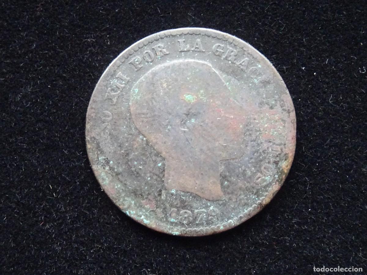 Monedas de Espa&ntilde;a: ESPA&Ntilde;A 5 CENTIMOS 1879 - Foto 1