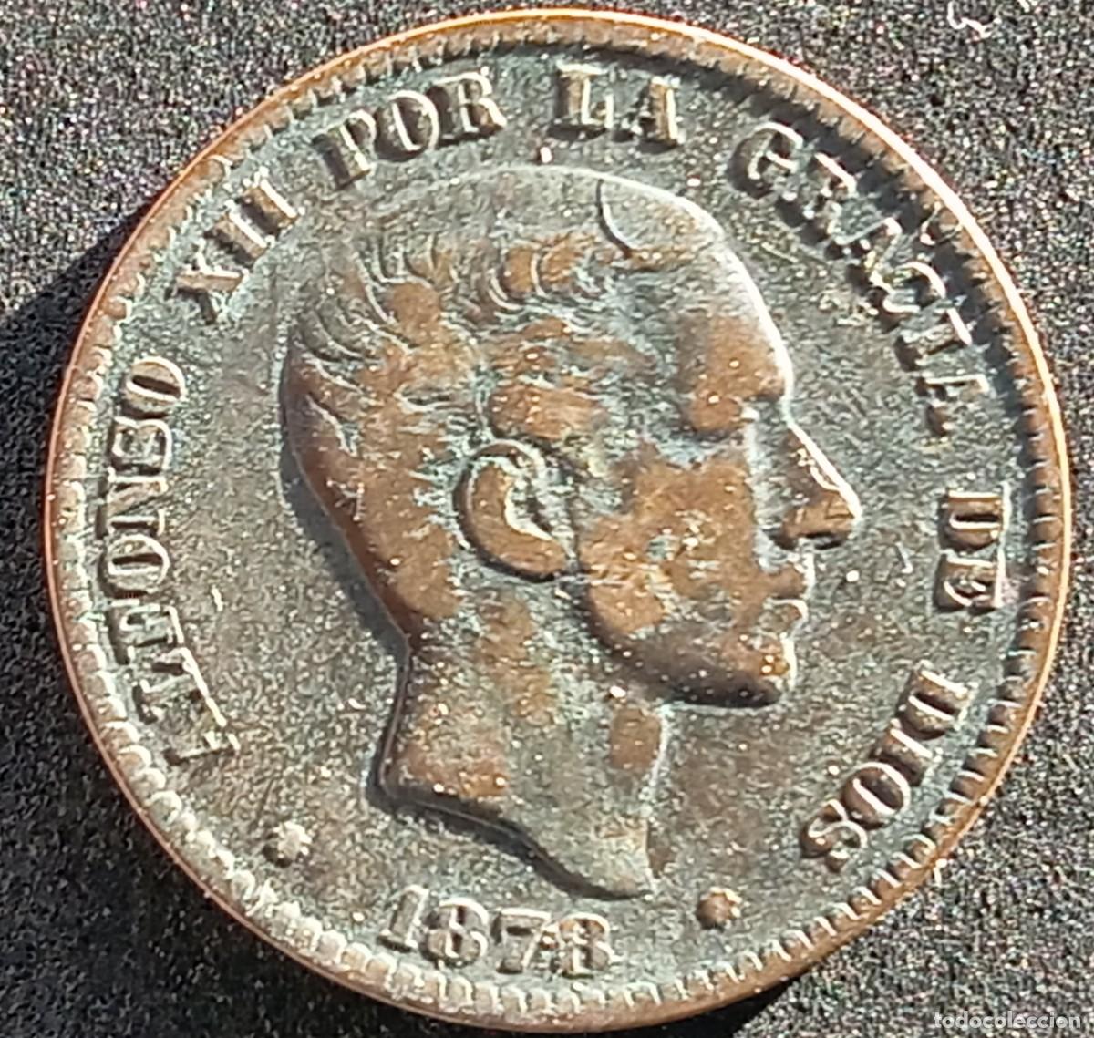 Monedas de Espa&ntilde;a: Alfonso XII 10 c&eacute;ntimos 1878 - Foto 1