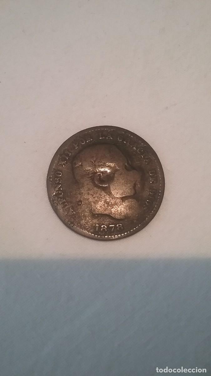Monedas de Espa&ntilde;a: Moneda 5 c&eacute;ntimos Alfonso XII. 1878(807-2) - Foto 2