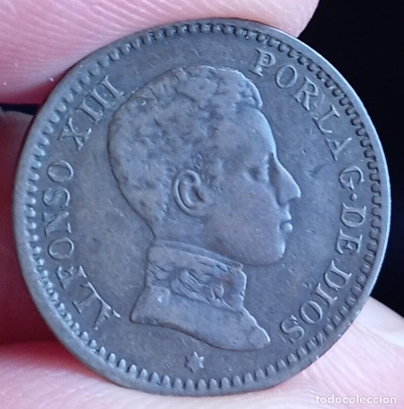 Monedas de Espa&ntilde;a: 2 c&eacute;ntimos 1904 (MBC) Alfonso XIII - Foto 1