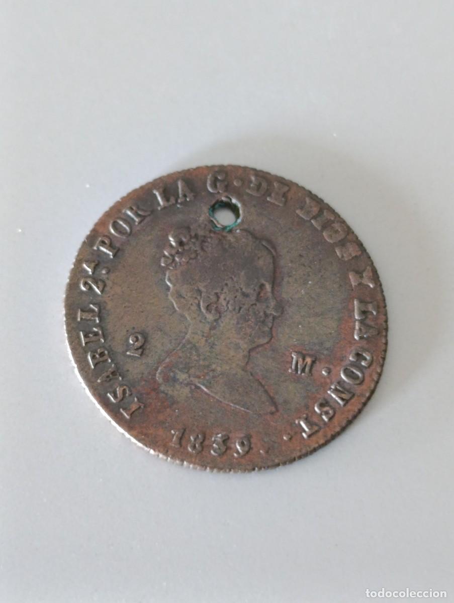 Monedas de Espa&ntilde;a: Moneda de cobre 2 maravedies de 1839 - Foto 1