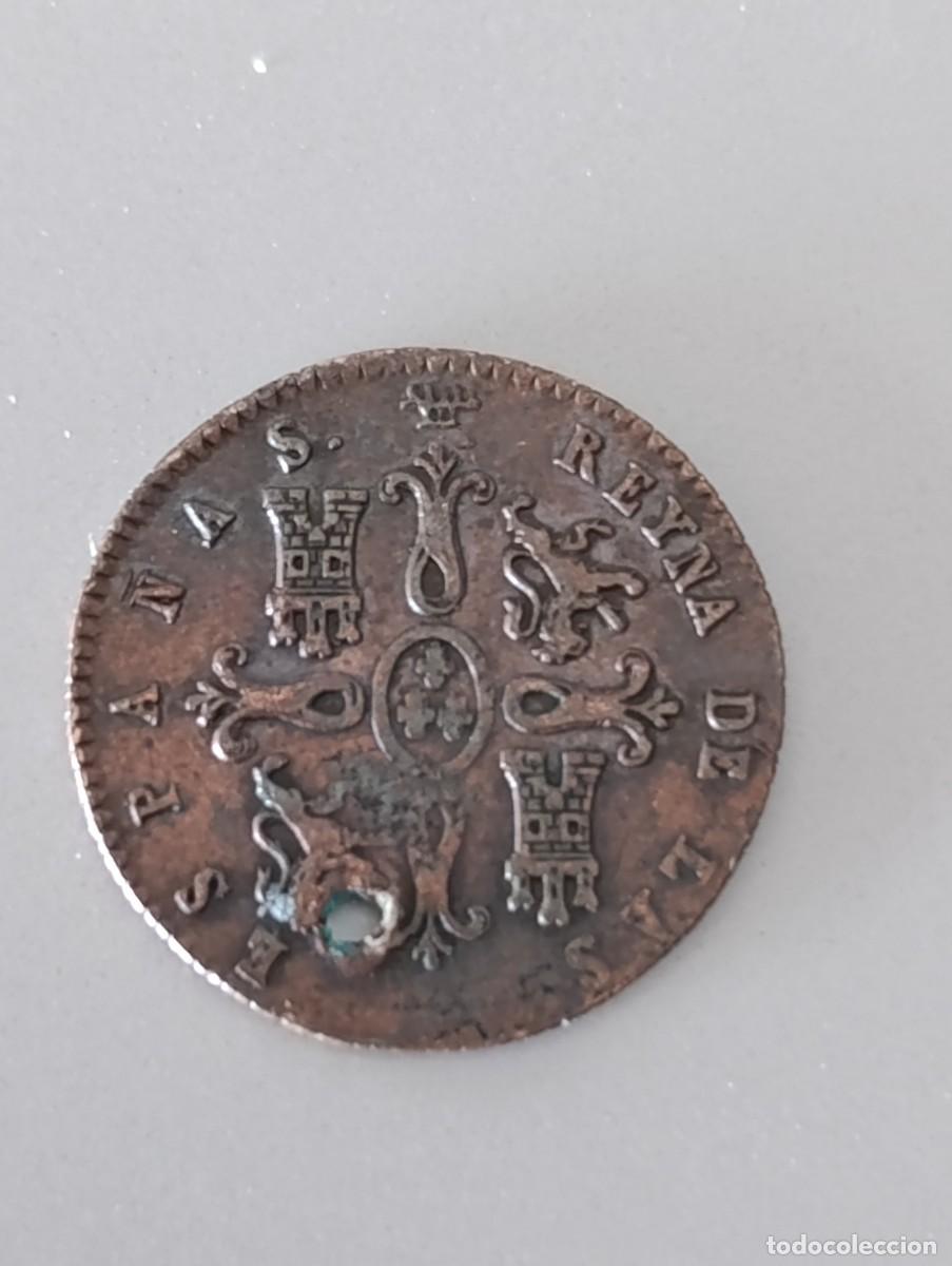 Monedas de Espa&ntilde;a: Moneda de cobre 2 maravedies de 1839 - Foto 2