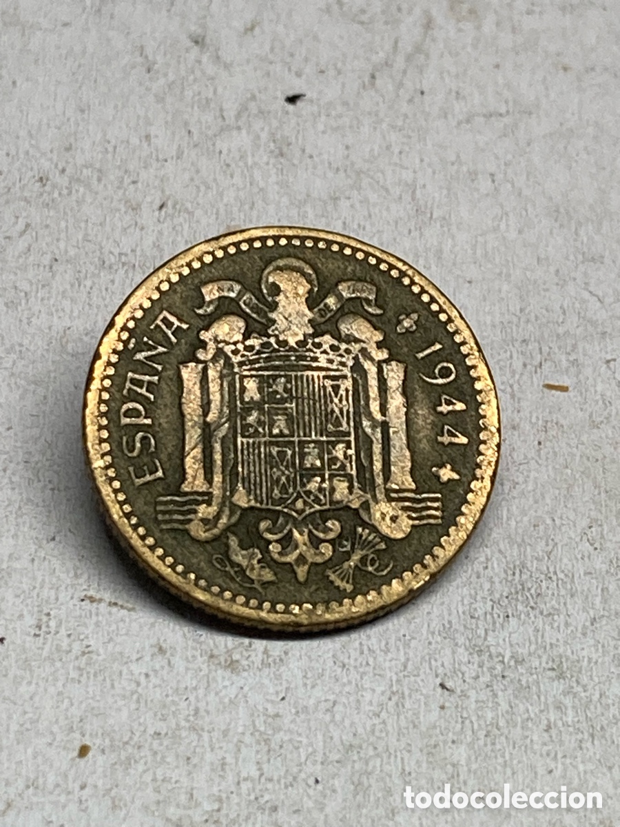 Monedas de Espa&ntilde;a: Moneda de 1 peseta 1944 M33 - Foto 1