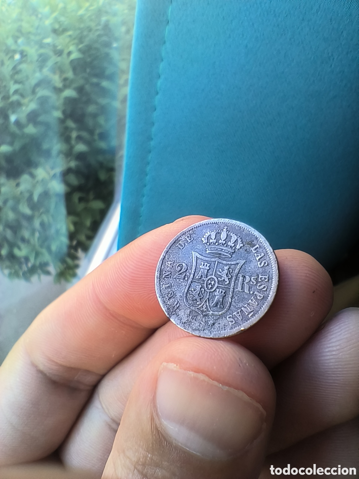 Monedas de Espa&ntilde;a: 2 reales Isabel 2&ordf; 1862 - Foto 2