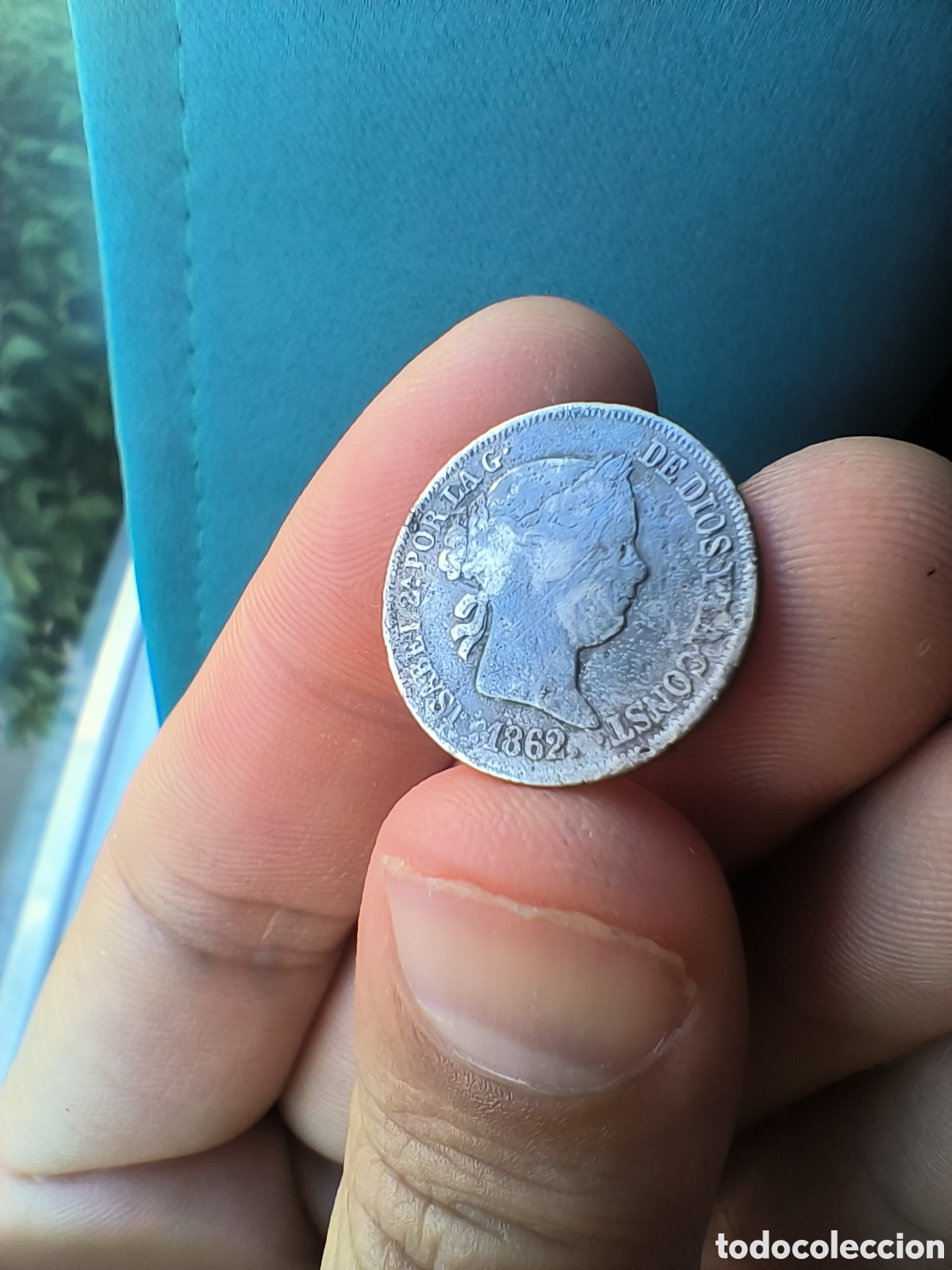 Monedas de Espa&ntilde;a: 2 reales Isabel 2&ordf; 1862 - Foto 1