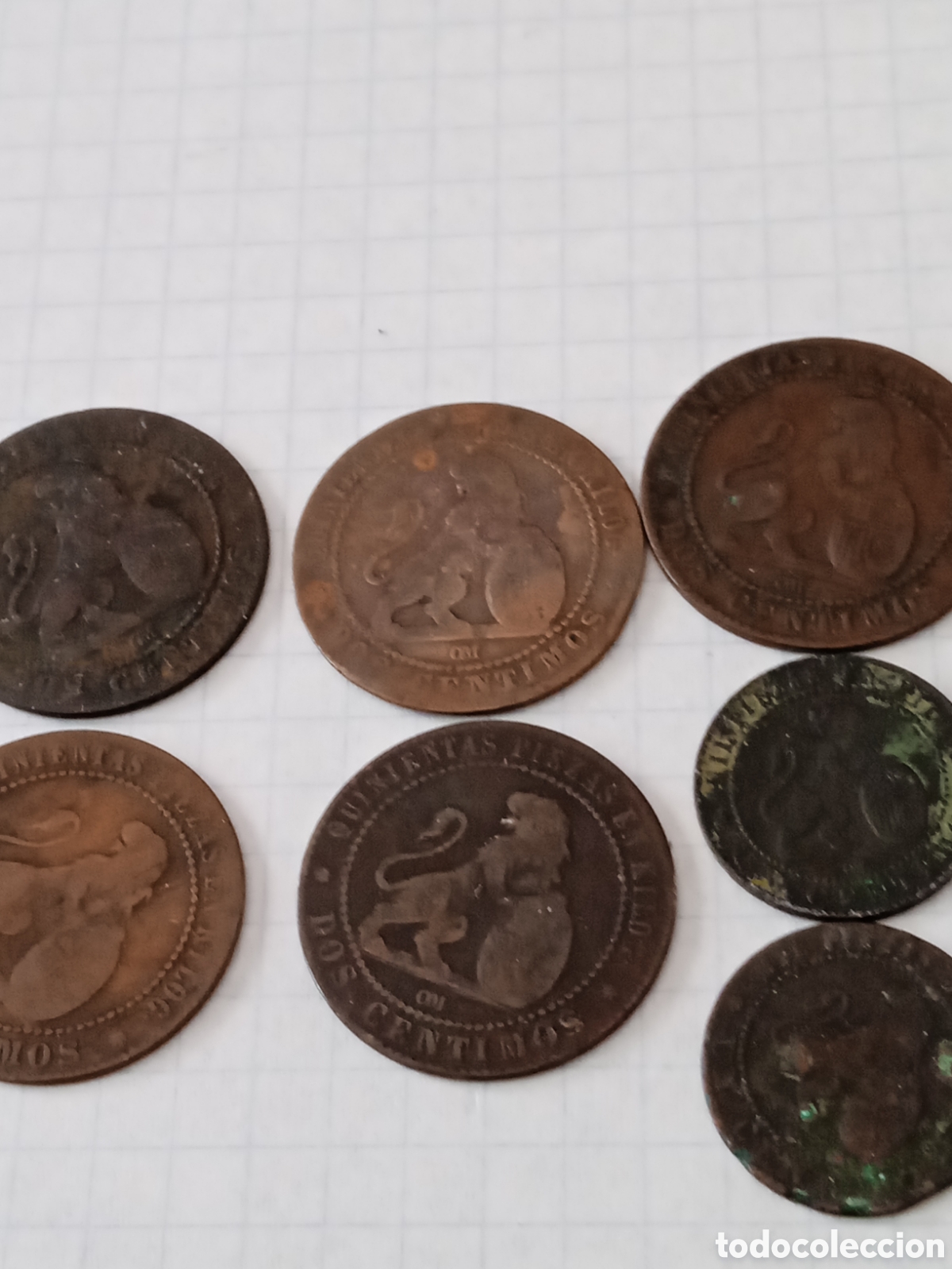 Monedas de Espa&ntilde;a: C&eacute;ntimos gobierno probisional - Foto 2