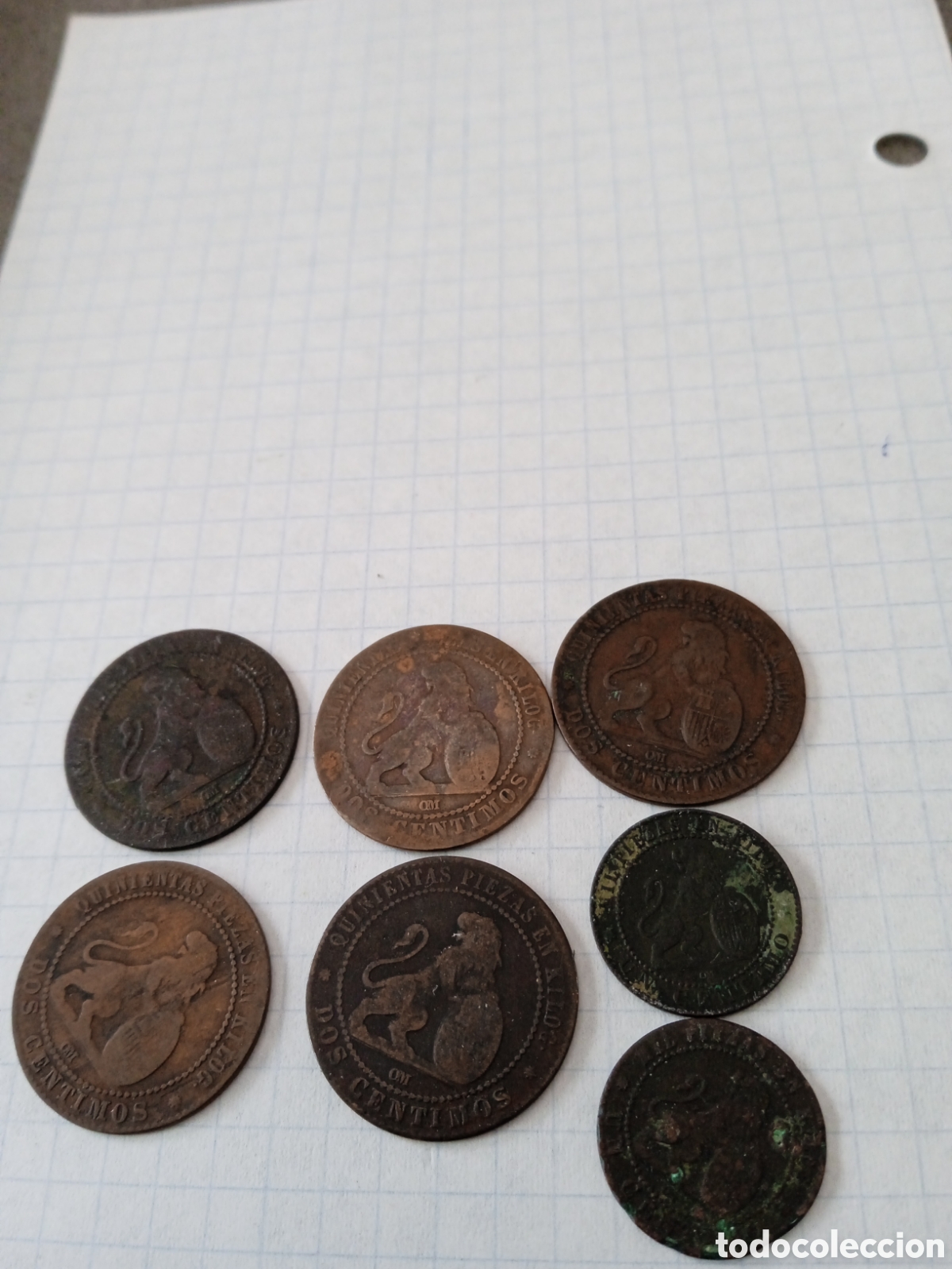 Monedas de Espa&ntilde;a: C&eacute;ntimos gobierno probisional - Foto 1
