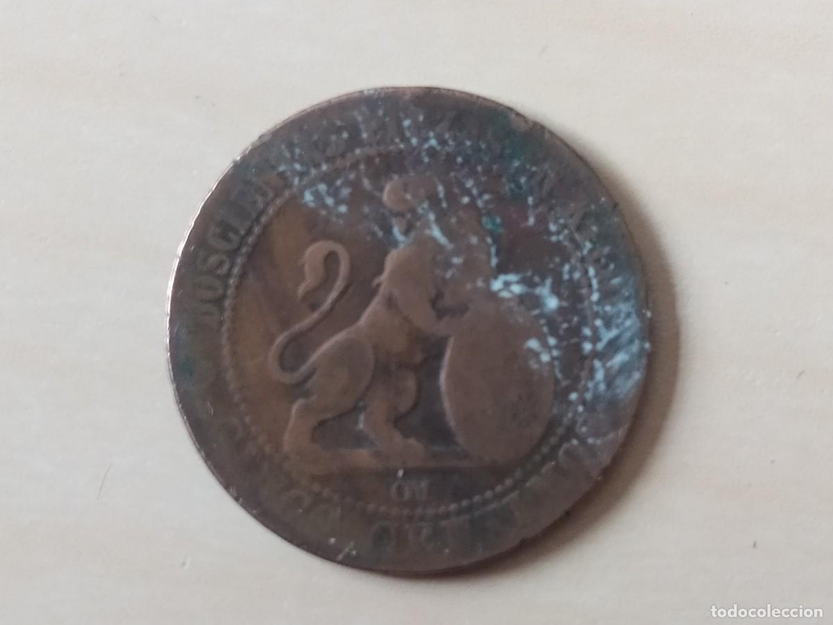 Monedas de Espa&ntilde;a: MONEDA ESPA&Ntilde;A. 5 CENTIMOS GOBIERNO PROVISIONAL. USADAS (13) - Foto 2