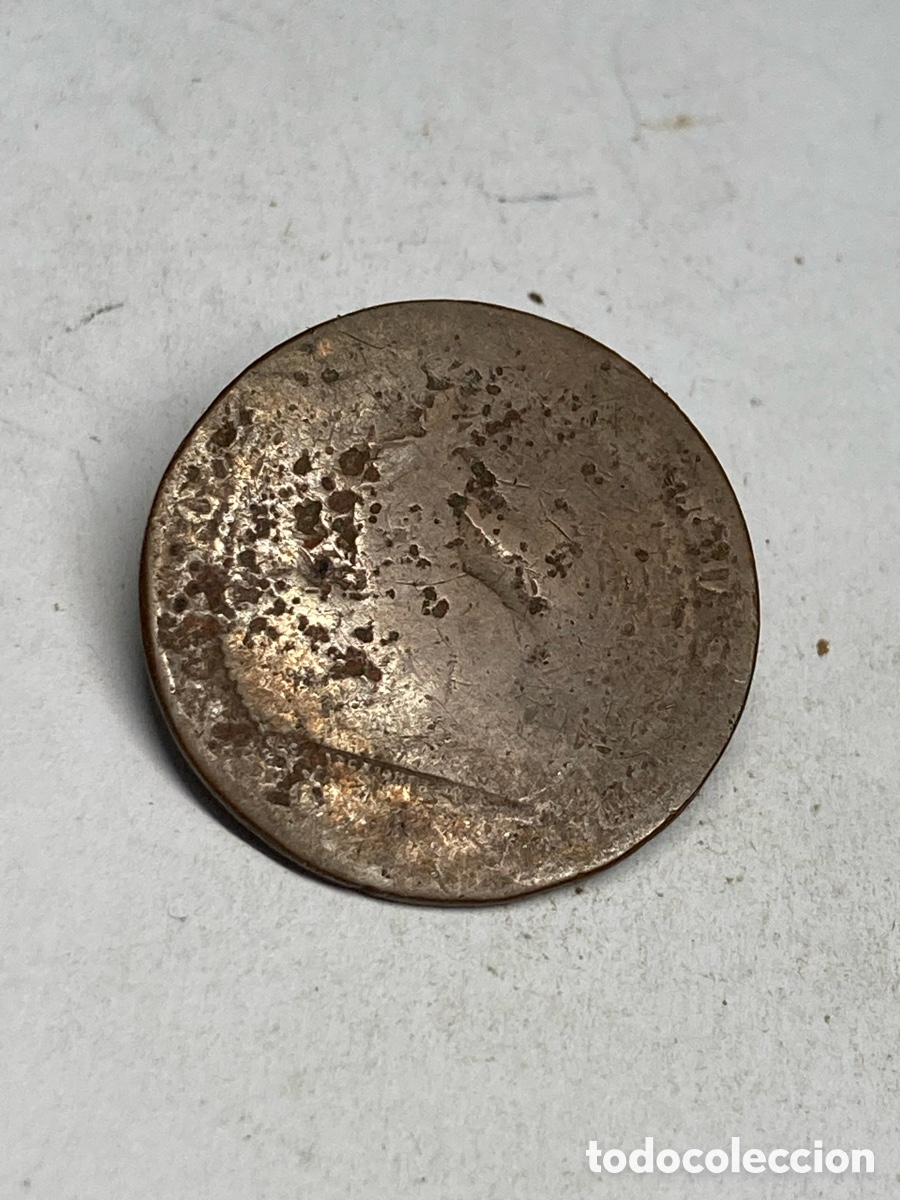 Monedas de Espa&ntilde;a: Moneda cinco c&eacute;ntimos 1870 X43 - Foto 2