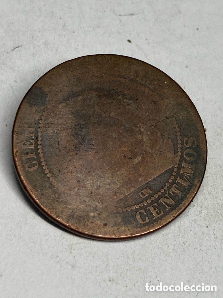 Monedas de Espa&ntilde;a: Moneda cien c&eacute;ntimos 1870 X43 - Foto 1