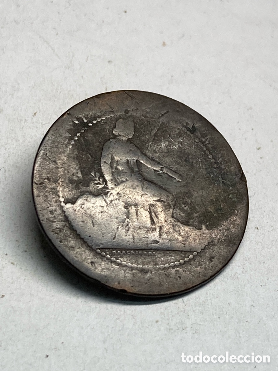 Monedas de Espa&ntilde;a: Moneda 5 c&eacute;ntimos 1870 X43 - Foto 1