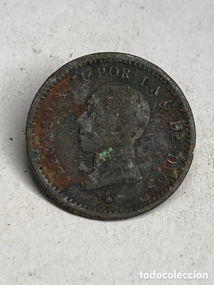 Monedas de Espa&ntilde;a: Moneda de 2 c&eacute;ntimos 1912 X43 - Foto 2