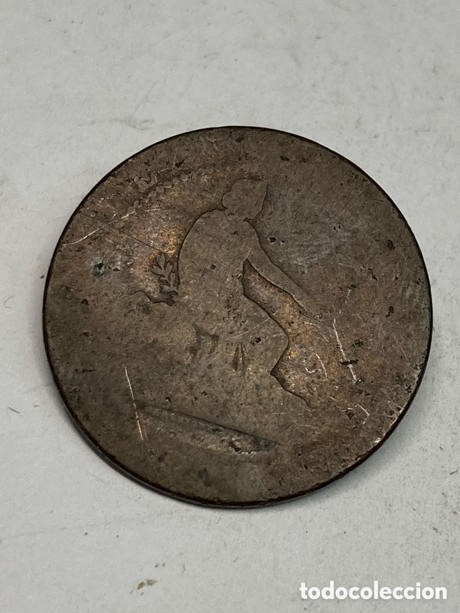 Monedas de Espa&ntilde;a: Moneda 10 c&eacute;ntimos 1870 X44 - Foto 1