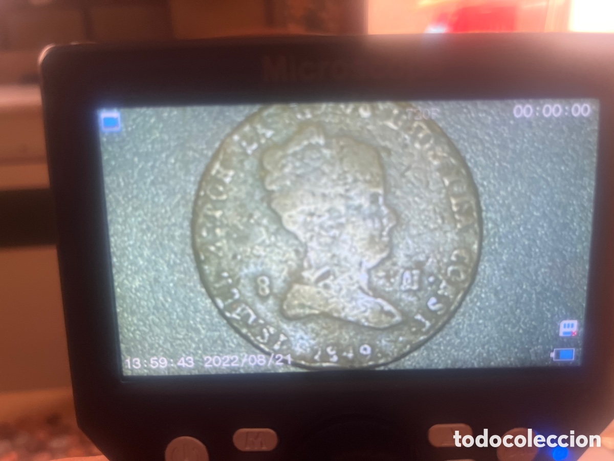 Monedas de Espa&ntilde;a: Isabel II moneda 8 maraved&iacute;es 1849 - Foto 1