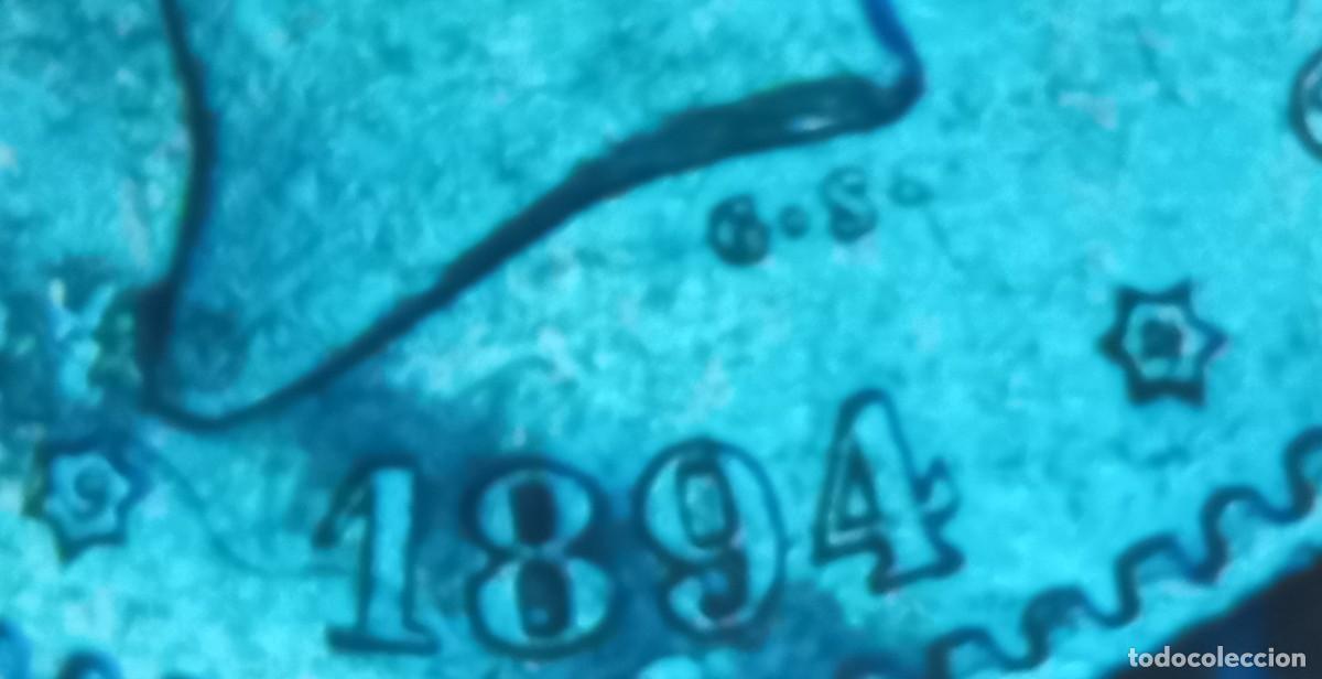Monedas de Espa&ntilde;a: ALFONSO XIII. 50 C&Eacute;NTIMOS. 1894. MBC+ - Foto 1