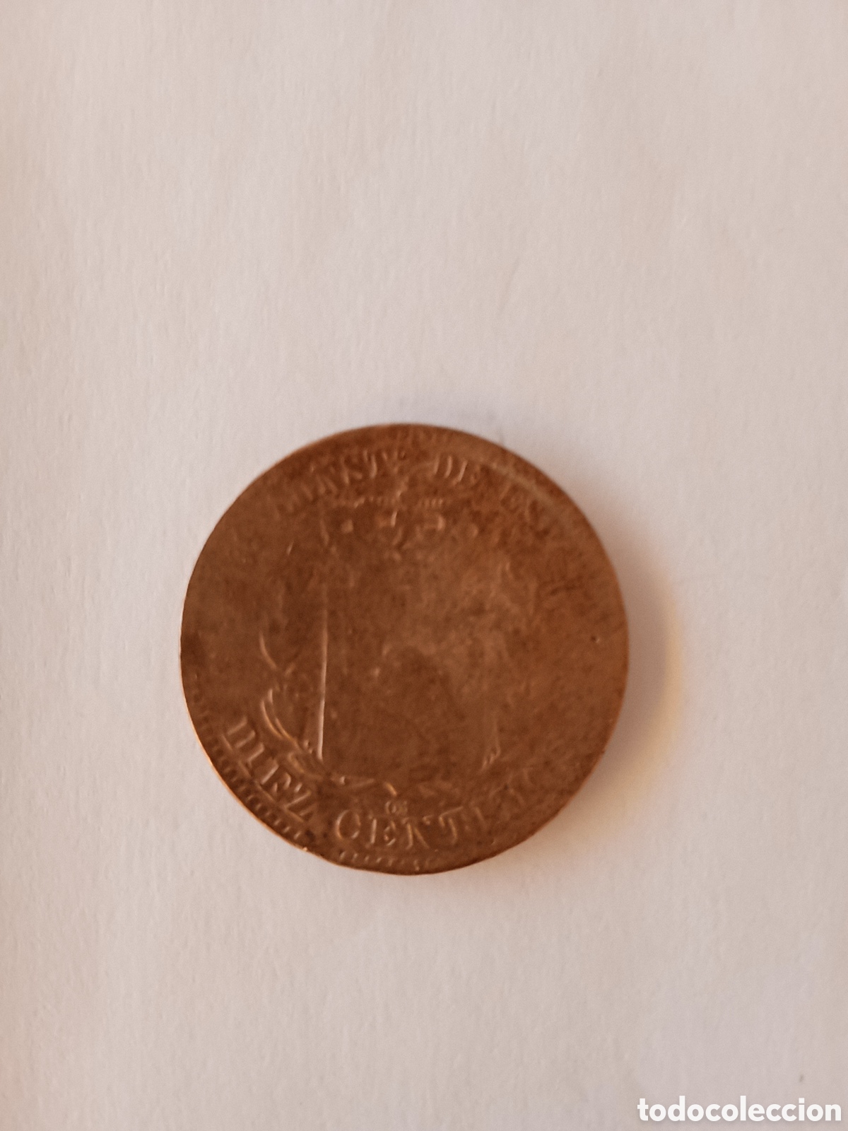 Monedas de Espa&ntilde;a: Moneda de 10 c&eacute;ntimos 1878, de Alfonso XII - Foto 1