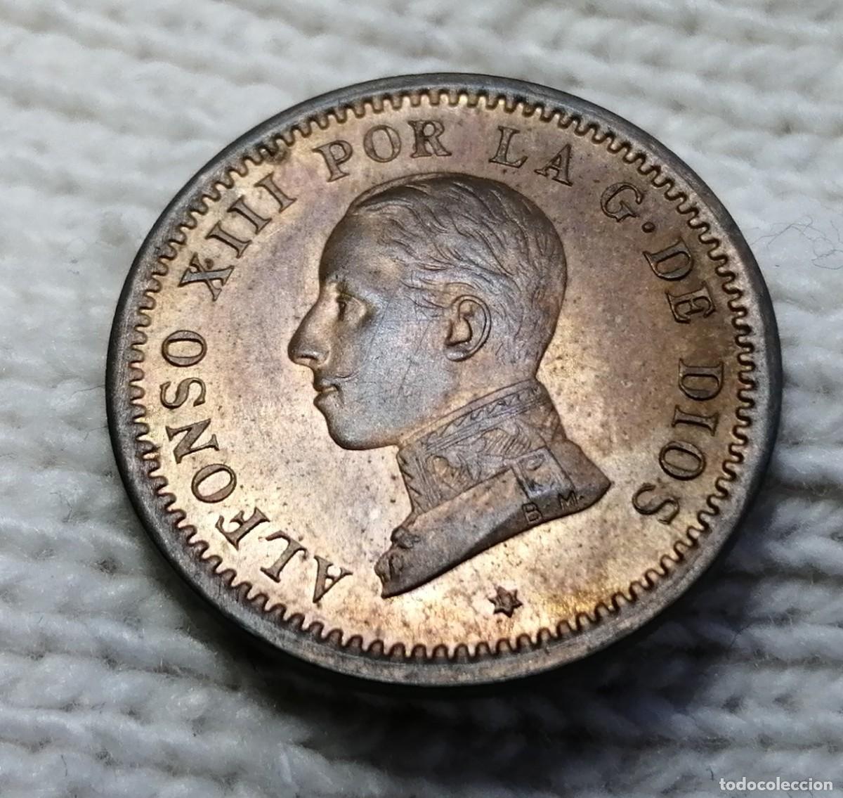 Monedas de Espa&ntilde;a: ALFONSO XIII. 2 C&Eacute;NTIMOS 1911 *11. SC - Foto 1