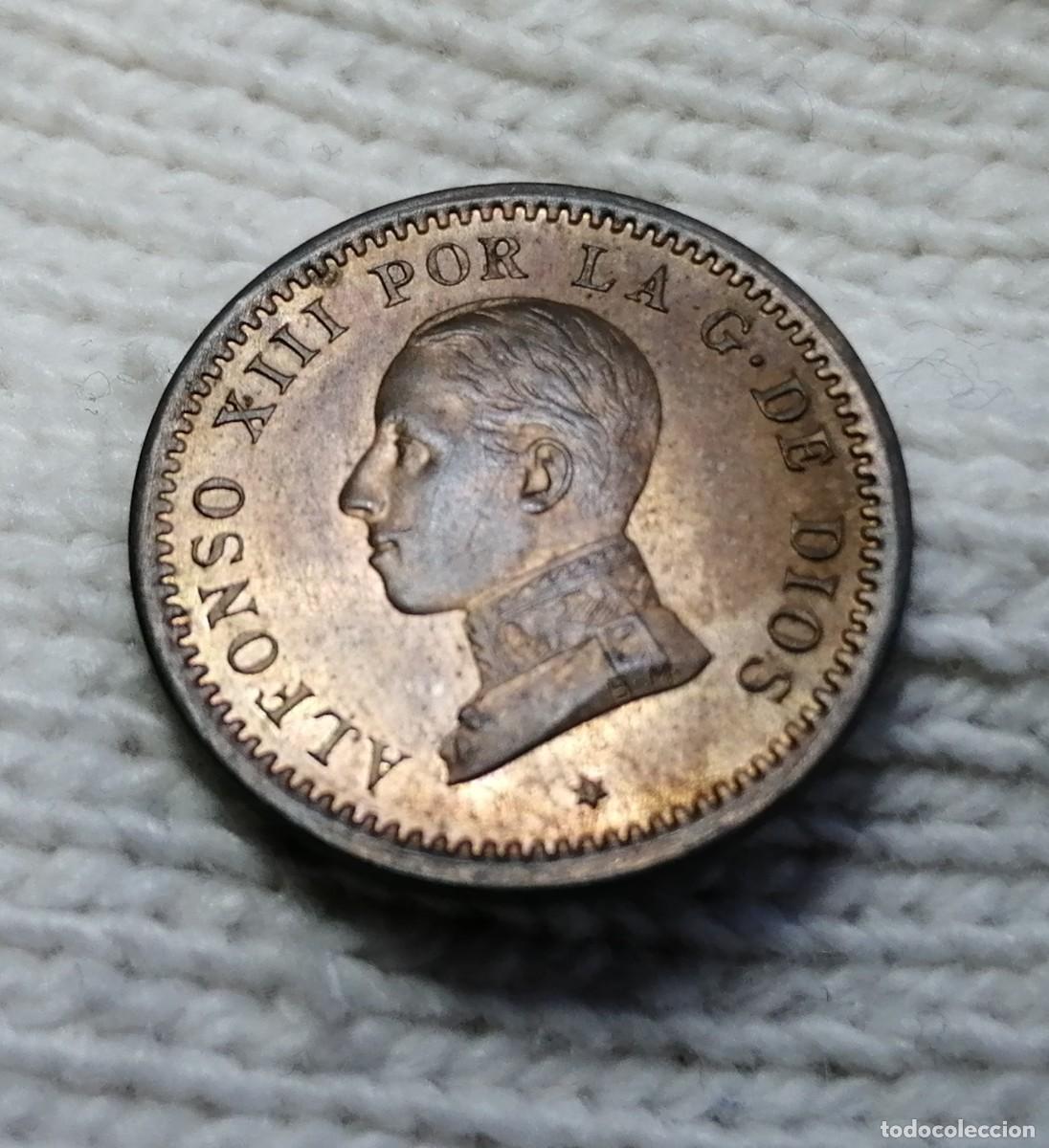 Monedas de Espa&ntilde;a: ALFONSO XIII. 2 C&Eacute;NTIMOS 1911 *11. SC - Foto 3