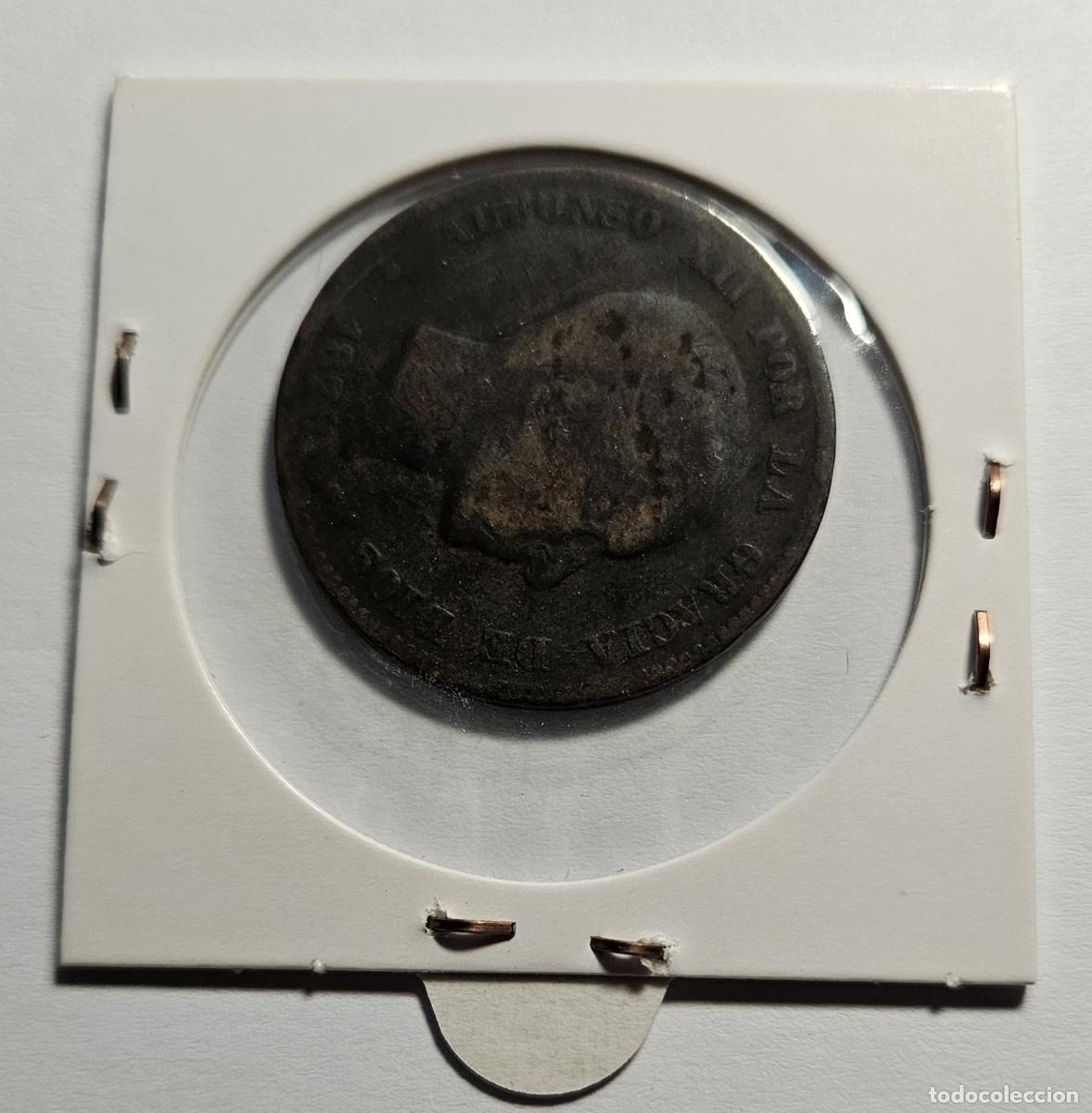 Monedas de Espa&ntilde;a: MONEDA DE ESPA&Ntilde;A 1879 &rdquo;10 CENTIMOS&rdquo; - Foto 2