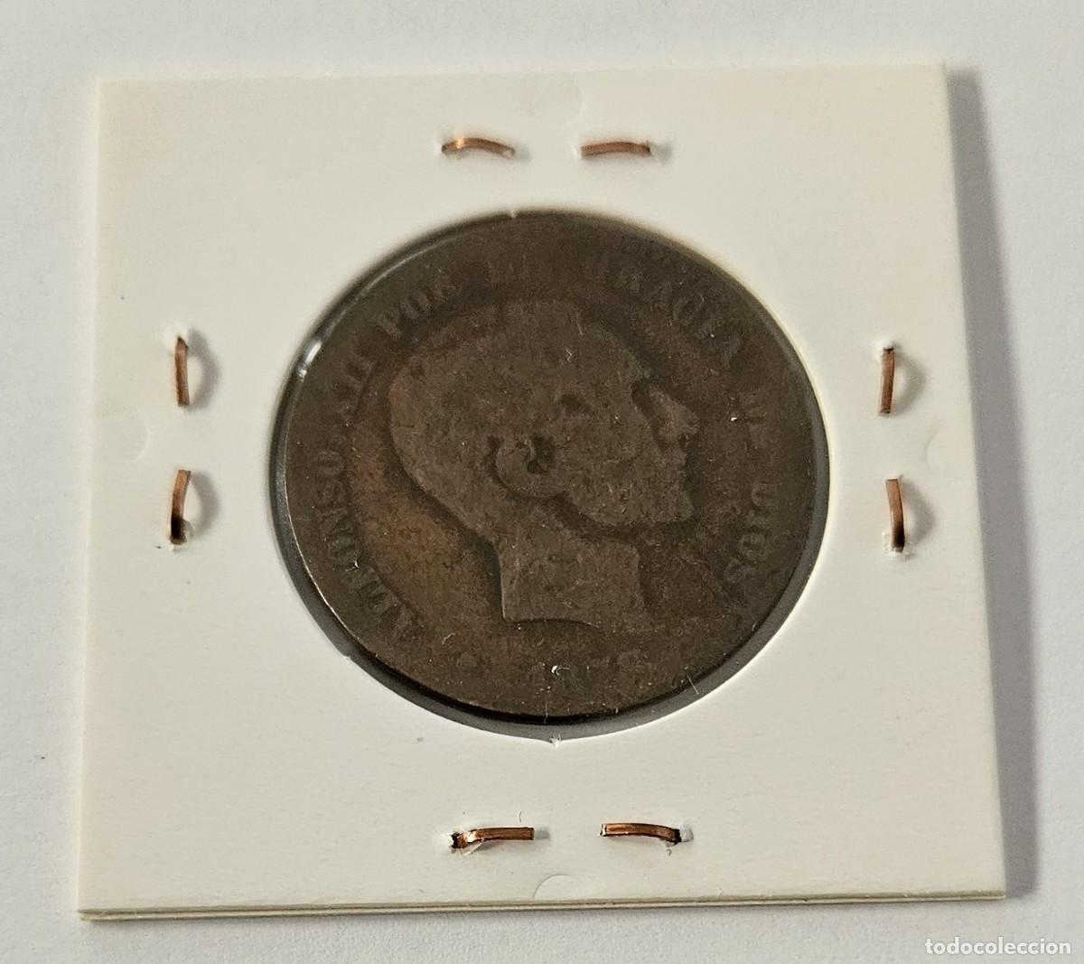 Monedas de Espa&ntilde;a: MONEDA DE ESPA&Ntilde;A 1879 &rdquo;10 CENTIMOS&rdquo; - Foto 2