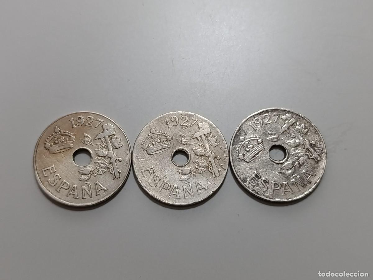 Monedas de Espa&ntilde;a: Monedas de 25 c&eacute;ntimos 1927 - Foto 1