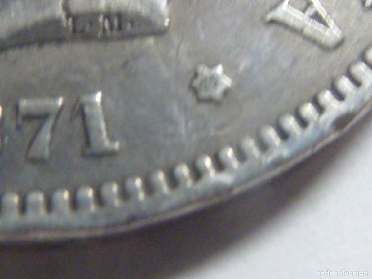 Monedas de Espa&ntilde;a: AMADEO I 5 PTAS PLATA 1871*75 B/C - Foto 3