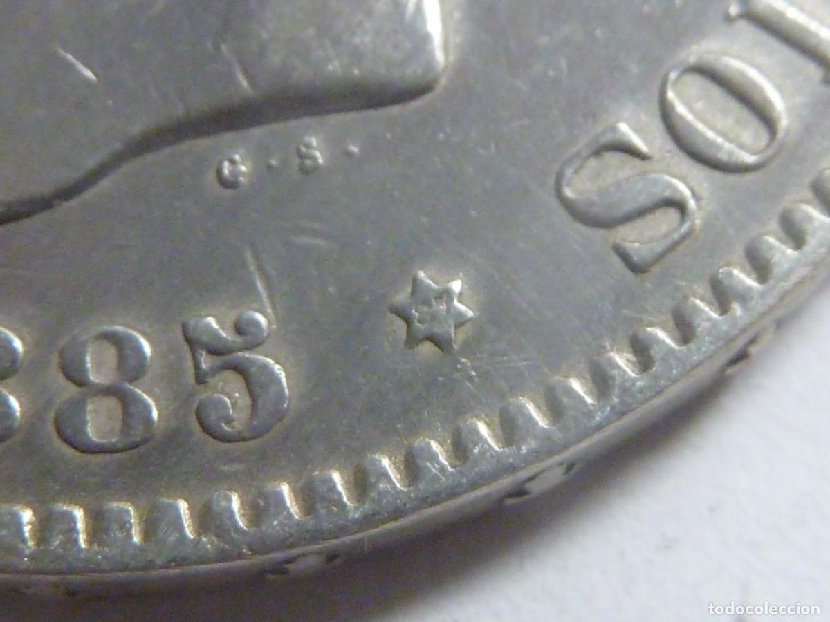 Monedas de Espa&ntilde;a: ALFONSO XII 5 PTAS 1887*87 B/C - Foto 3