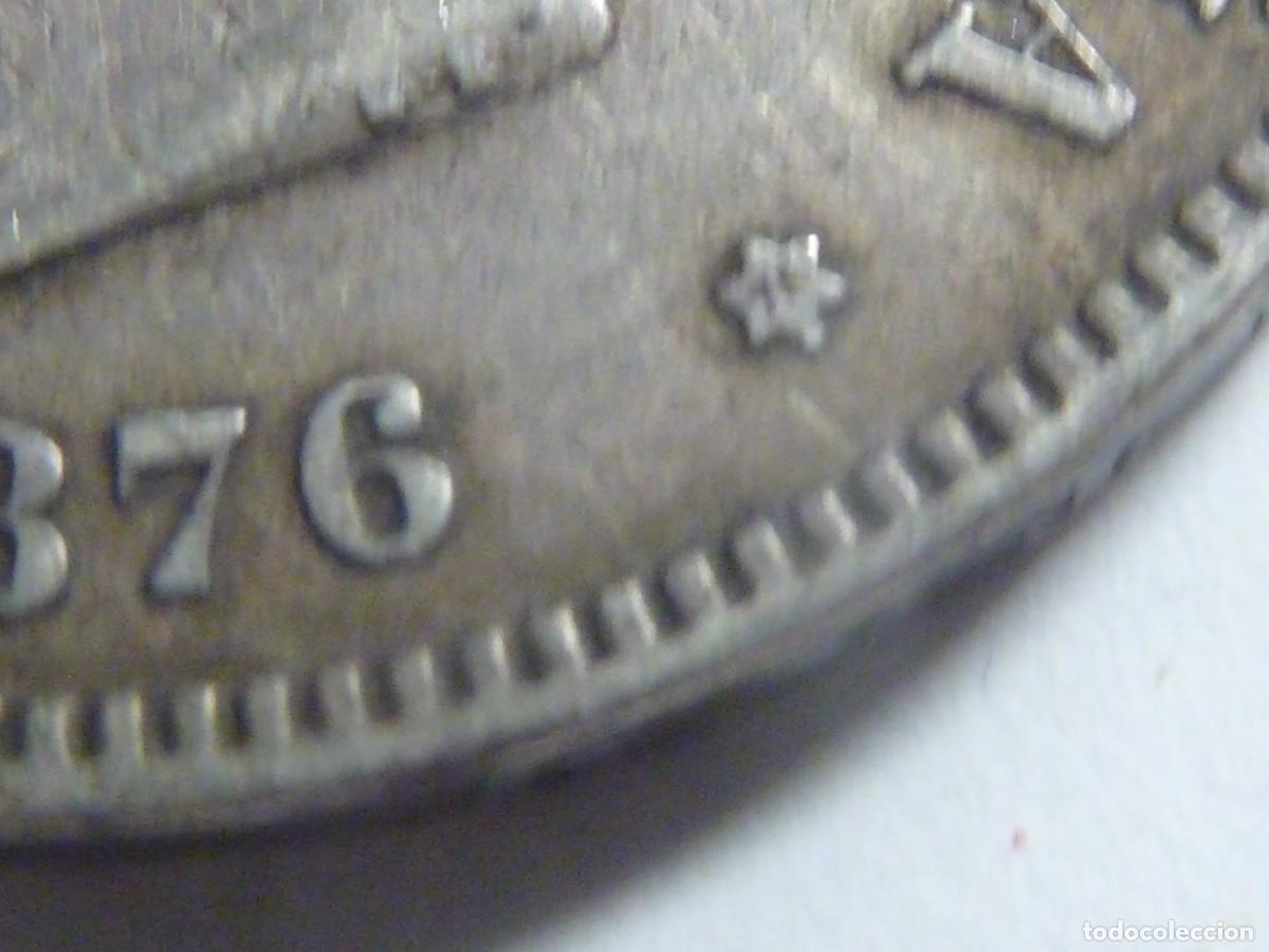 Monedas de Espa&ntilde;a: ALFONSO XII 5 PTAS 1876*76 B/C - Foto 3