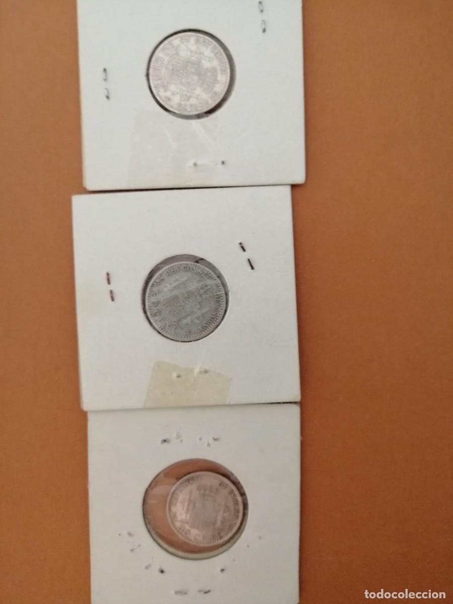 Monedas de Espa&ntilde;a: 3 monedas plata 50 c&eacute;ntimos Alfonso XIII - Foto 1