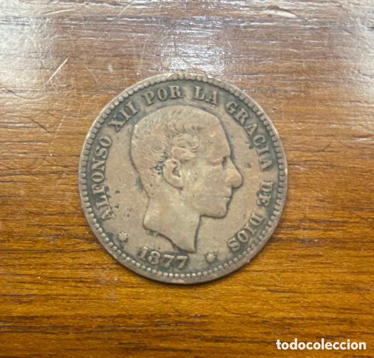 Monedas de Espa&ntilde;a: Moneda de Espa&ntilde;a del 1877 - Foto 1
