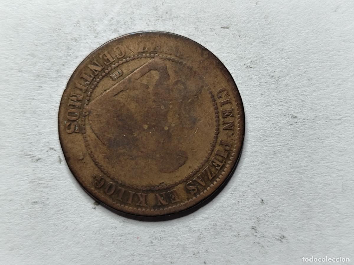 Monedas de Espa&ntilde;a: MONEDA 1870 10 CENTIMOS 100 PIEZAS EN KILO - Foto 4